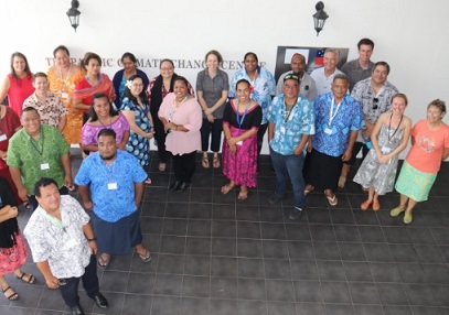 workshop participants. photo - SPREP