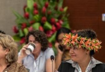 Cook Islands delegate at Pacific Agriculture Week in Samoa. source - www.cookislandsnews.com