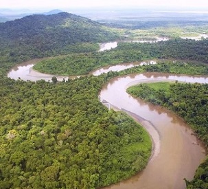 Frieda River heading north to join the Sepik River. Photo: Facebook - SEPIK Capital, PNG - Wewak Urban Local Level Government