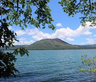 Lake Letes on Gaua island is around 2km wide and over 4km in length. Credit - Rolena Bareleo Tavue / DEPC