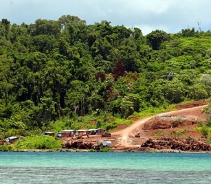 A logging base in Munda, Western province. Source - https://www.solomonstarnews.com/