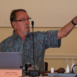 John Gourley, vice chair of Wespac, opposes the sanctuary, saying it would compromise fishing access. Credit - Cory Lum/Civil Beat