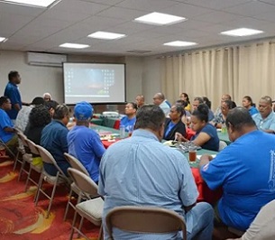 PICRC Research team presents findings to Melekeok State government. Credit - https://islandtimes.org/