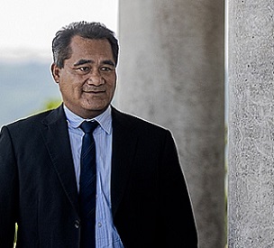Samoa's Minister for Natural Resources and Environment, Toeolesulusulu Cedric Schuster. (Photo: Junior S. Ami)