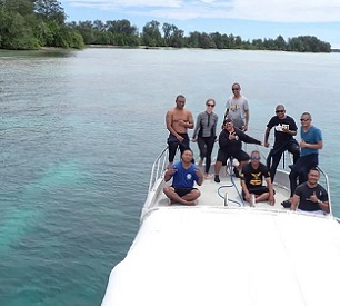 Coral Reef Rehabilitation Project deploys 240 corals near Ngerchong Island. Credit - www.islandtimes.org