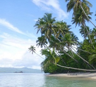 Qamea Island, off which are the two proposed development sites. The area is renowned for its world-class diving. Photo: Gary Stein 
