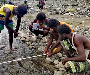 River monitoring training for the rangers. source - https://dailypost.vu/