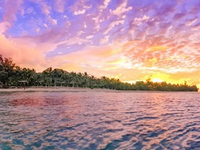 Locals only - island environments like this popular swimming spot on Rarotonga are becoming lush with life and colour thanks to the tourism shutdown. Photo: D.Fisher