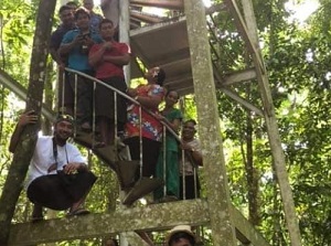 Falealupo is the third village to be visited by Samoa Green Livelihoods after Falease'ela and Vaovai Falealili. (Photo: Facebook/ Samoa Green Livelihoods)