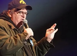 The executive director of Planet of the Humans, Michael Moore, has defended the film against criticism from environmentalists saying he wanted to ignite a discussion. Photograph: Carlo Allegri/Reuters