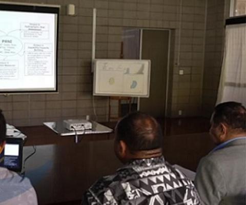 Launch of new nautical chart of Niue and Beveridge Reef, NU131. Credit - www.tvniue.com
