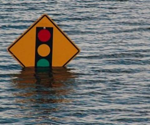 climate change induced flooding. Credit: Kelly Sikkema