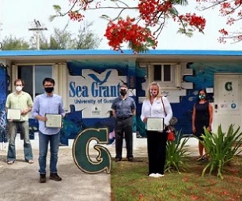 UOG Sea Grant research awardees. Credit - https://www.guampdn.com/