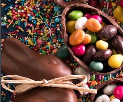 chocolate easter eggs. Credit - shutterstock.com