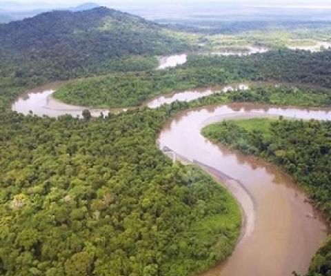Frieda River heading north to join the Sepik River. Photo: Facebook - SEPIK Capital, PNG - Wewak Urban Local Level Government