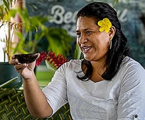 C.E.O of M.N.R.E, Frances Brown Reupena (Photo: Vaitogi A. Matafeo)