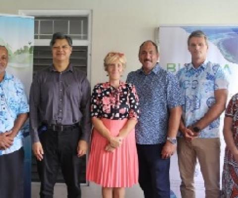 Group photo of EU delegation, IUCN and NTF. Credit - Epeli Nakautoga, IUCN Oceania