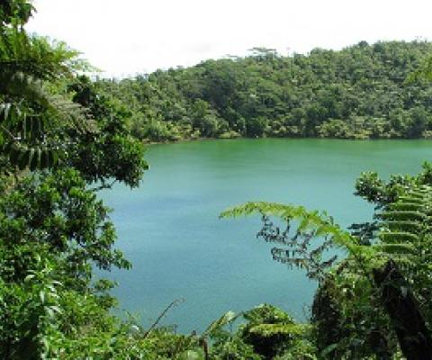 lake lanoto'o national park, Samoa. credit - V. Jungblut