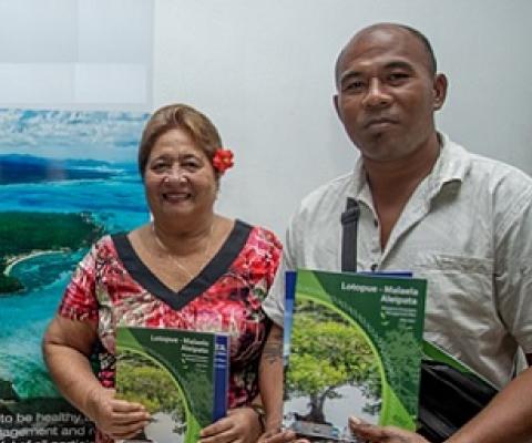 (L-R) Falaniko Se'e, Christina Gabriel and Faigataupuoatua Feagiai Iefata (Photo: Vaitogi A. Matafeo)