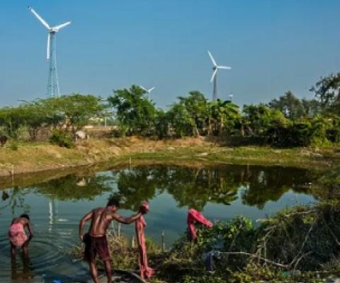 A recovery plan that puts nature at the centre could lift a billion people out of poverty, create nearly 400 million jobs and deliver $10tn in economic value. Photograph: Amitava Chandra/Climate Visuals Countdown