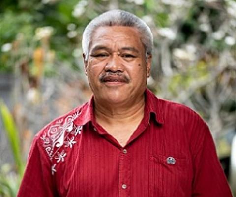 Rapa Island Mayor Tuanainai Narii. Credit - SPCPF/Manu’a Vecker-Sue