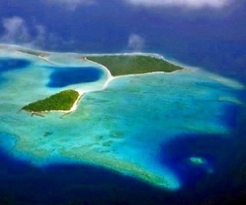 Ailinglaplap Atoll, of which Jeh Island forms a part. Reinhard Dirscherl / The Image Bank / Getty Images