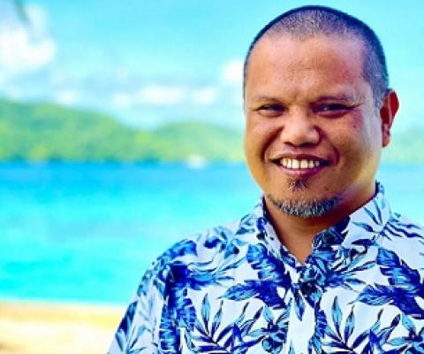 Minister Steven Victor, Ministry of Agriculture, Fisheries and Environment (MAFE). Photo - Leilani Reklai, https://islandtimes.org/