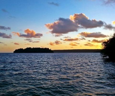 Sunset, Vava'u, Tonga. Credit - V. Jungblut