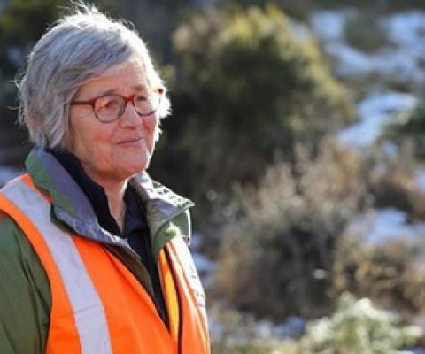 Conservation Minister Eugenie Sage made the announcement in Rotorua this morning as part of the Jobs for Nature programme. Photo: RNZ / Nate McKinnon