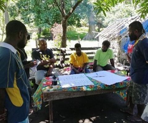Summit participants engaging in group discussions. Credit - https://dailypost.vu/