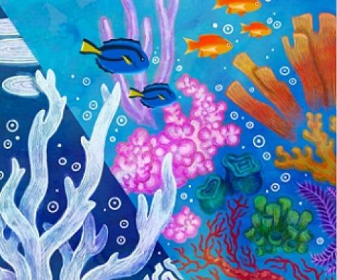 coral reefs. credit - Isabella Lee/Daily Bruin