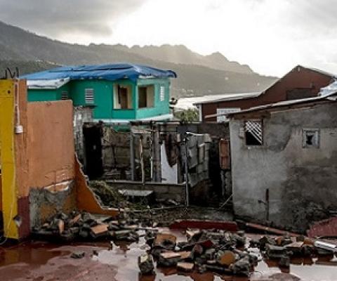 The effects of Hurricane Maria in Dominica in 2017 caused millions of dollars’ worth of damage to the country’s economy.Credit: Alejandro Cegarra/Bloomberg via Getty