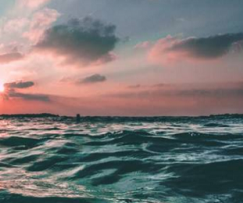ocean at sunset