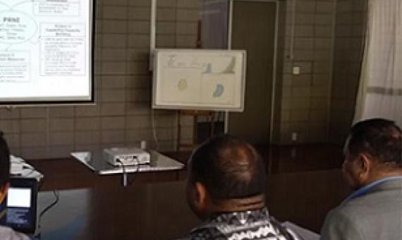 Launch of new nautical chart of Niue and Beveridge Reef, NU131. Credit - www.tvniue.com