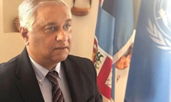 Fiji’s Permanent Representative to the United Nations (UN) Ambassador Satyendra Prasad. Picture: SUPPLIED