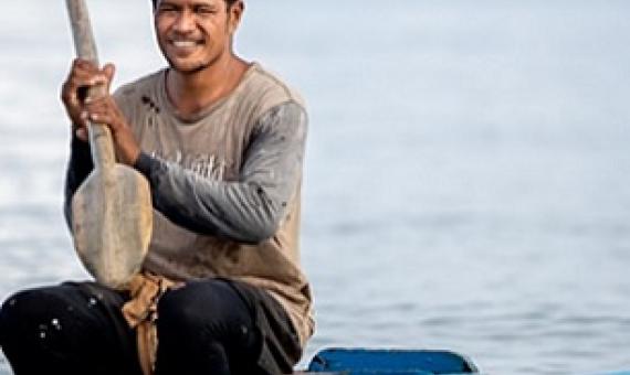 A local fisherman, Kitiona Malaesaili. Photo: Vaitogi A. Matafeo