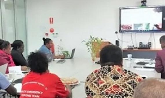 More than 20 representatives from UNDP, partner ministries and civil-society organizations gathered to launch the project development process for the GEF 7 Multifocal Area, which focuses on biodiversity and land degradation thematic areas. Source: Supplied