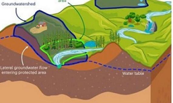 Overview of groundwatersheds and our application of groundwatersheds in this study. Credit: Nature Sustainability (2023). DOI: 10.1038/s41893-023-01086-9