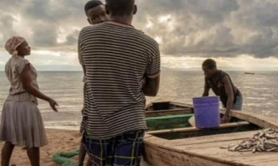 fisherman by the shores of lake Malawi, Malawi. source - IUCN