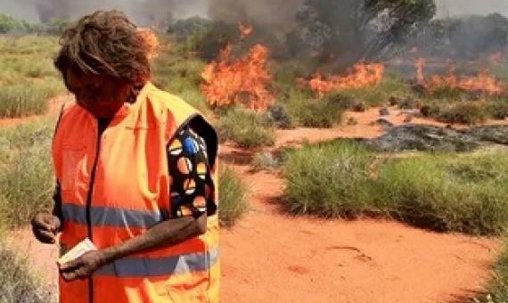  In northern Australia, traditional owners’ deep knowledge of country allows them to use fire to manage the land. Photograph: Helen Davidson/The Guardian