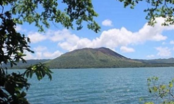 Lake Letes on Gaua island is around 2km wide and over 4km in length. Credit - Rolena Bareleo Tavue / DEPC