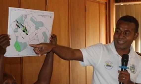 participants present group inshore zero maps. Credit - Christian Manepolo