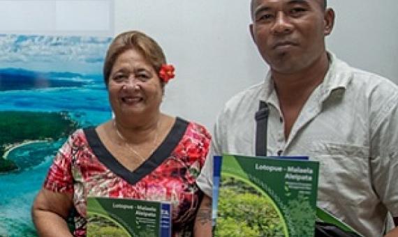 (L-R) Falaniko Se'e, Christina Gabriel and Faigataupuoatua Feagiai Iefata (Photo: Vaitogi A. Matafeo)