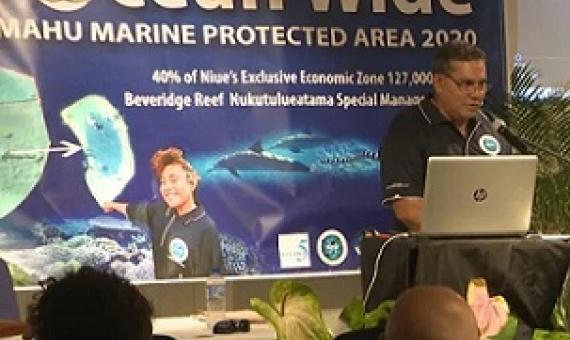 Tofia Niue and the Government celebrate 5 years of partnership with the Niue Ocean Wide program. Credit - https://tvniue.com/ 