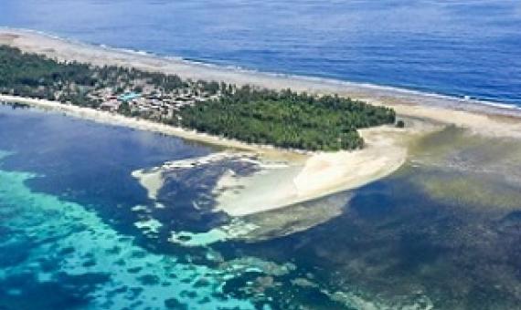 Low-lying Ontong Java is already severely affected by climate change. Credit - Iggy Pacanowski.