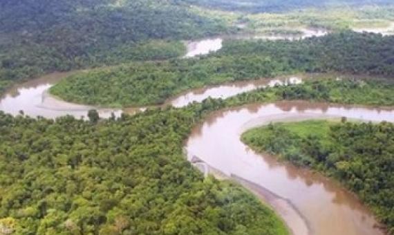 Frieda River heading north to join the Sepik River. Photo: Facebook - SEPIK Capital, PNG - Wewak Urban Local Level Government