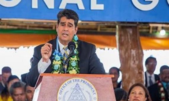 Surangel Whipps Jr., President of Palau. Credit - Bernadette Carreon