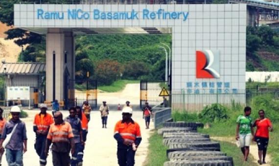 entrance to Ramu Nico Mine, PNG