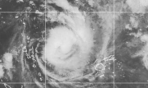 Tropical Cyclonre Yasa near Fiji. Credit - NOAA