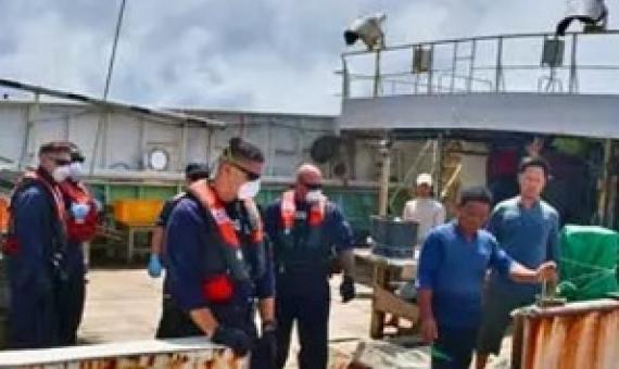 Coast Guard cutter deters illegal fishing in Oceania
